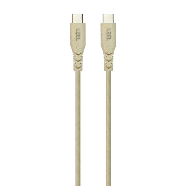 كيبل Celeris Power صديق للبيئة من ليزل بقوة 60 واط USB-C إلي USB-C بطول 1.2 متر | بيج كيبل Celeris Power صديق للبيئة من ليزل بقوة 60 واط USB-C إلي USB-C بطول 1.2 متر | بيج